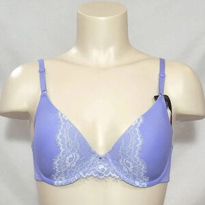 36B Maidenform One Fab Fit Butterfly Lace UW Bra Blue NWT